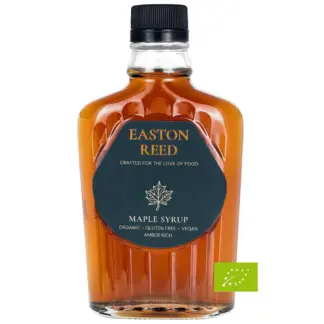 Amber Rich Taste Grade A Bio-Ahornsirup von Easton Reed (250 ml Glasflasche)